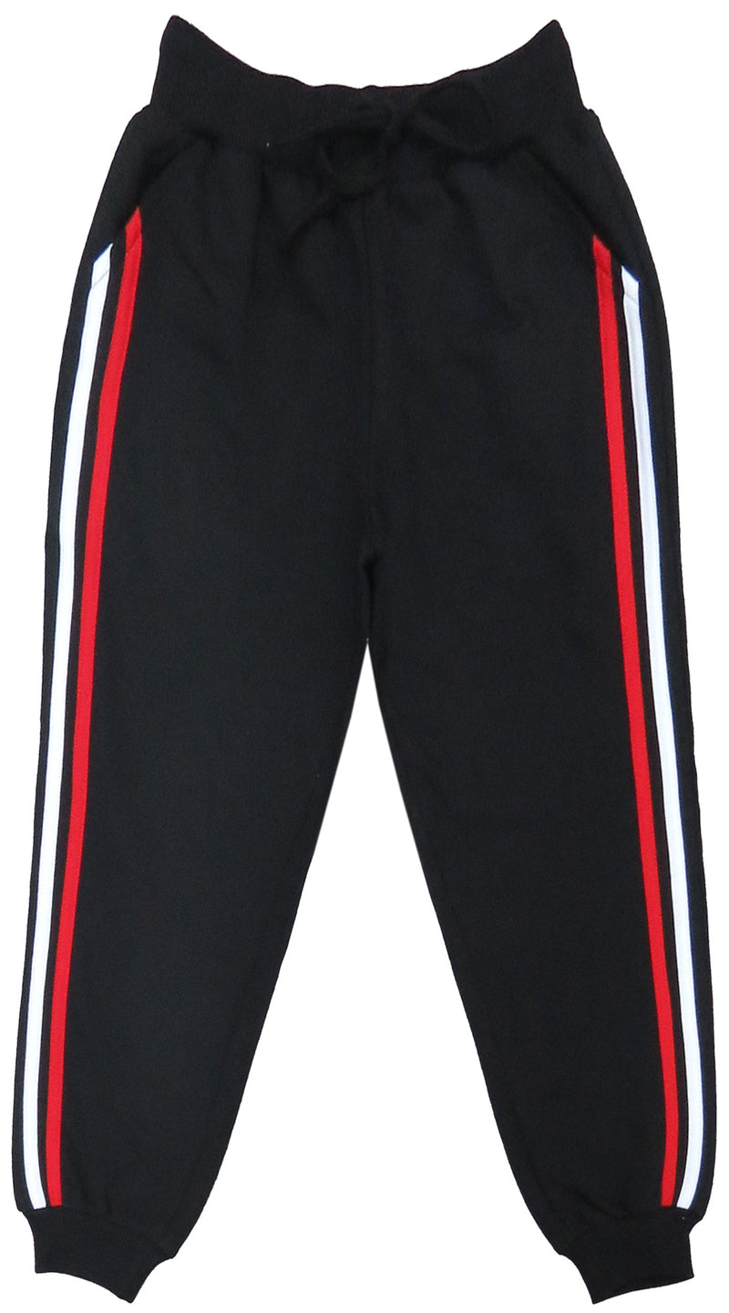 Clothe Funn Boys Tracksuit, Jacket With Track Pant, White, Red & Black