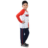 Clothe Funn Boys Set, WhiteAop/Navy