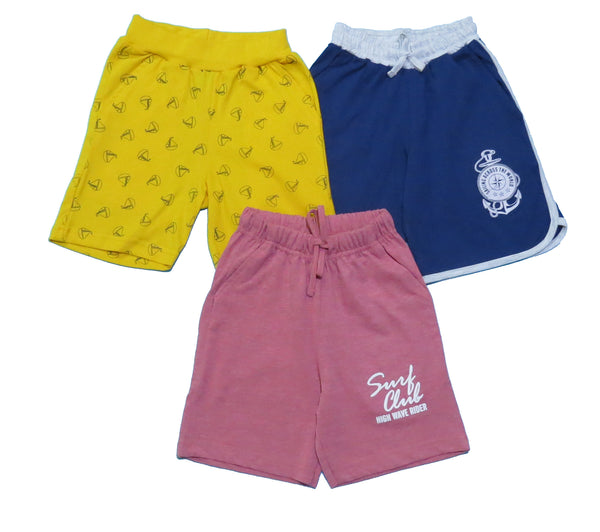 Boys Regular Shorts, Combo 6