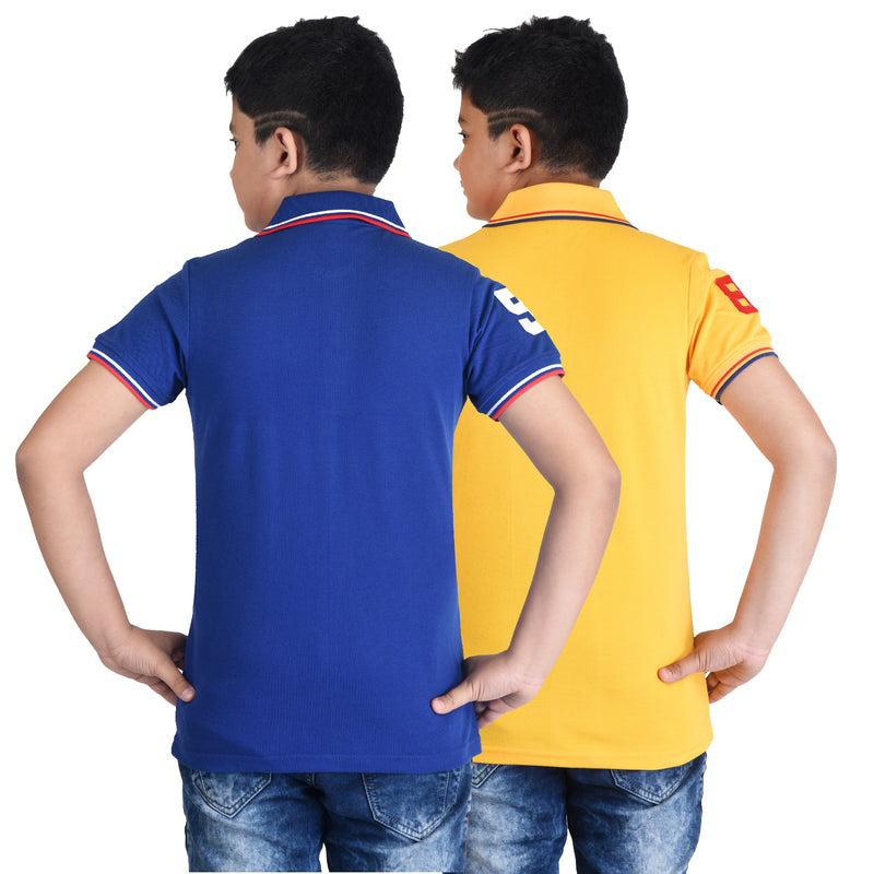 Clothe Funn Boys Polo T-Shirt, Combo-7