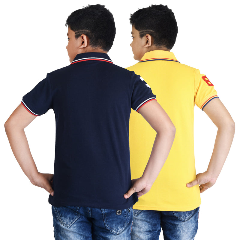 Clothe Funn Boys Polo T-Shirt, Combo-6