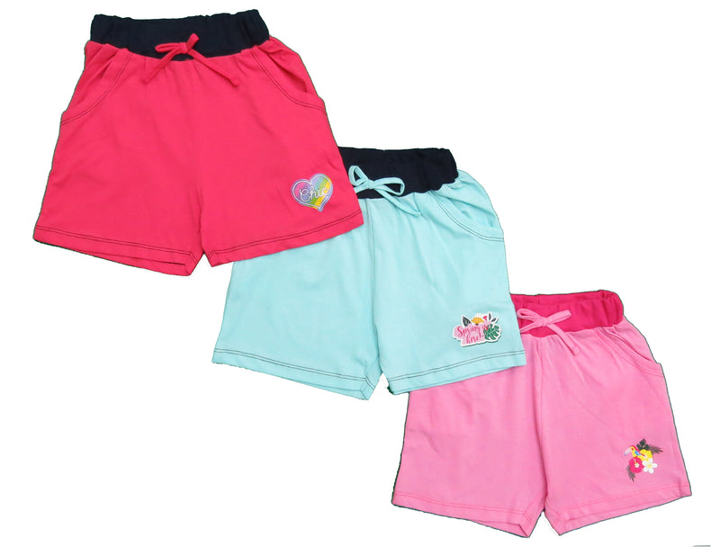 Clothe Funn Girls Hot Shorts, Combo 3