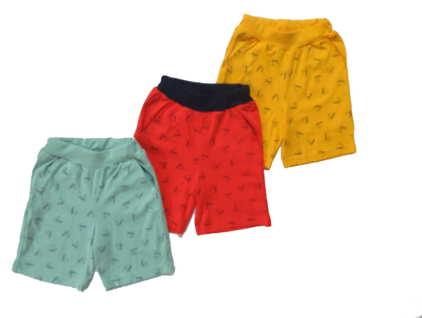 Clothe Funn Boys Regular Shorts, Combo 11