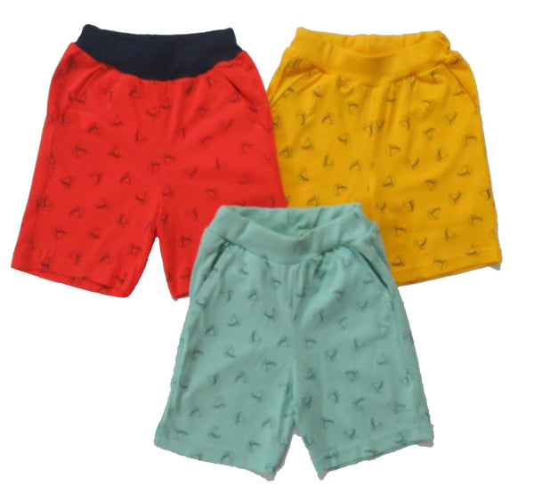 Clothe Funn Boys Regular Shorts, Combo 11