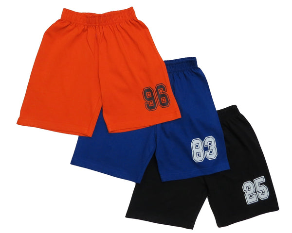 Clothe Funn Boys Regular Shorts, Combo 12