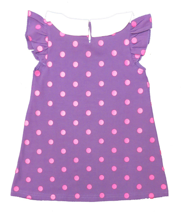 Clothe Funn New Born Baby Girls Dress, Purple