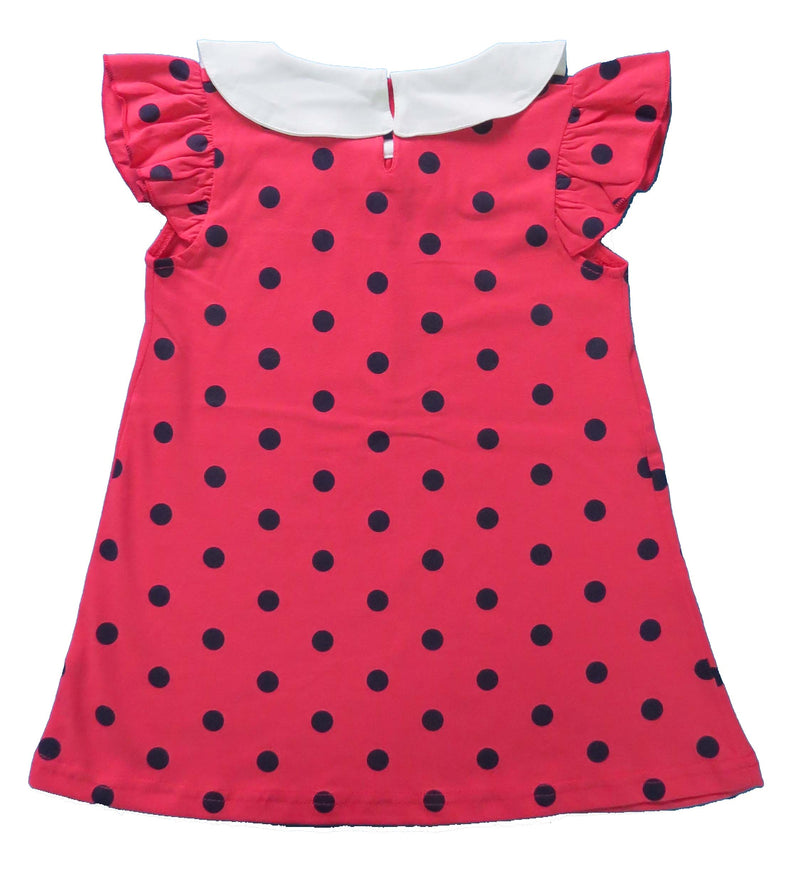 Clothe Funn New Born Baby Girls Dress, Coral