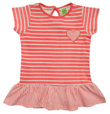 Clothe Funn Baby Girls Frock With Bloomer,Off white/Peach