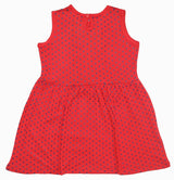 Clothe Funn Baby Girl's Dress, Coral Dotted