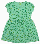 Clothe Funn Baby Girls Dress Lt. Green AOP