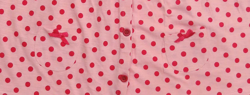 Clothe Funn Baby Girls Dress Pink Dotted