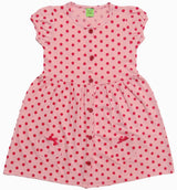 Clothe Funn Baby Girls Dress Pink Dotted
