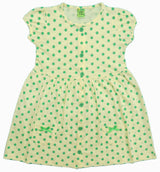 Clothe Funn Baby Girls Dress Lemon Dotted