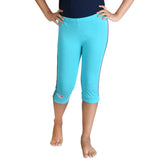 Clothe Funn Girls Capri, Combo:-5 (Pink/Sky Blue/Yellow)