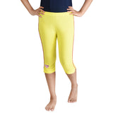 Clothe Funn Girls Capri, Combo:-5 (Pink/Sky Blue/Yellow)