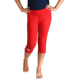 Clothe Funn Girls Capri, Combo:-3 (Red/Black/Royal)