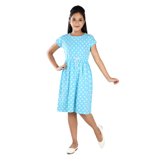 Clothe Funn Girls Frock, T.Blue