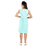 Clothe Funn Girls Sleevless Frock, Mint Green