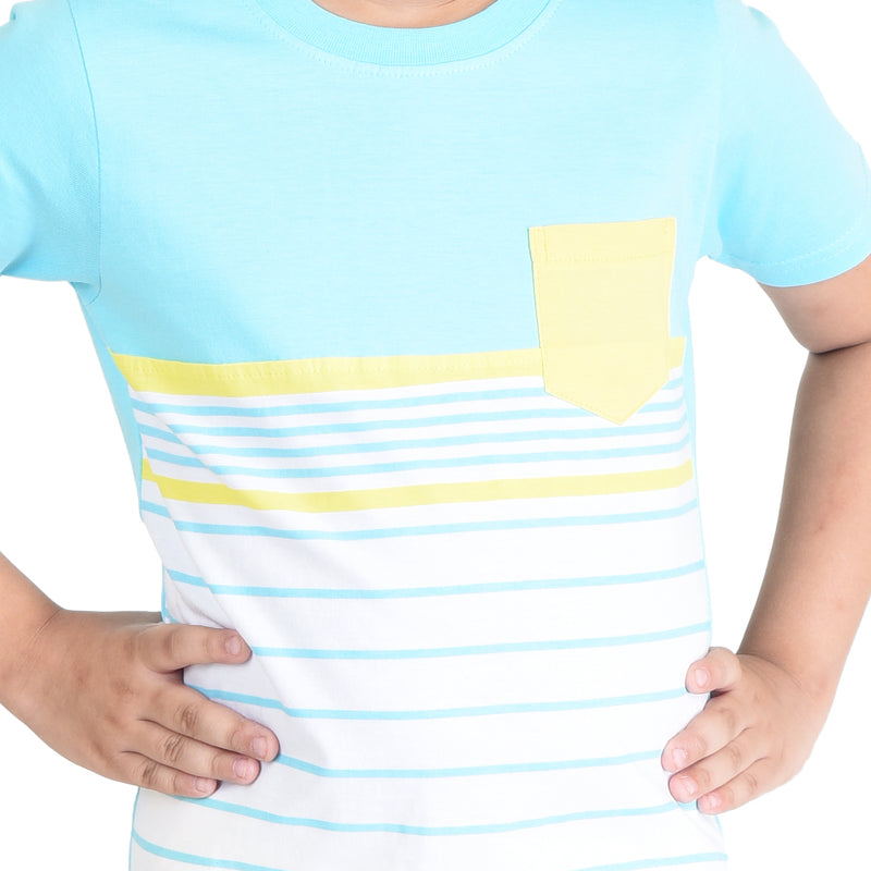 Clothe Funn Boys Set, Stripes/Yellow