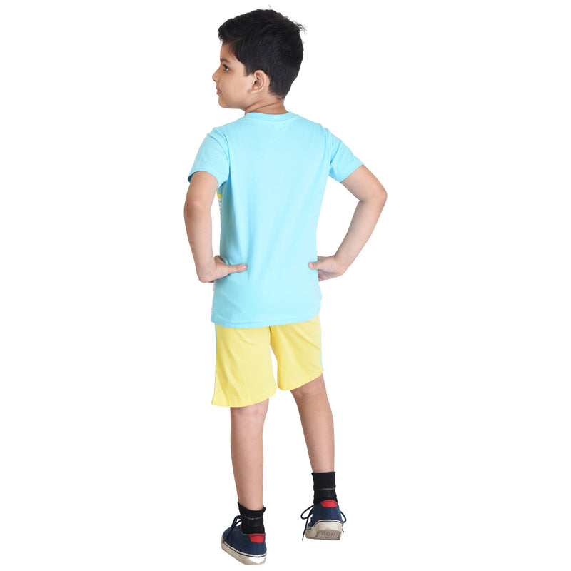 Clothe Funn Boys Set, Stripes/Yellow