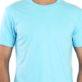 Clothe Funn Men's R/N Tee, Sky Blue