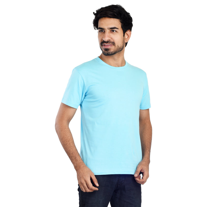 Clothe Funn Men's R/N Tee, Sky Blue