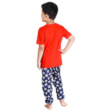 Clothe Funn Boys Set,Red/Navy