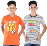 Clothe Funn Boys R/N T-Shirts, Combo 2