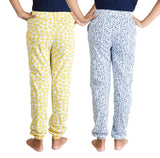 Clothe Funn Girls Harem Pant, Blue/Yellow