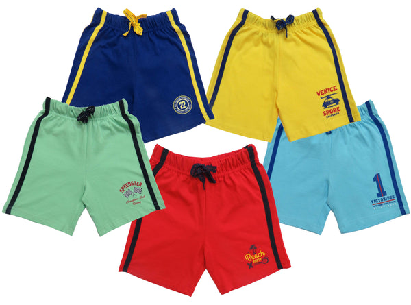 Clothe Funn Boys Regular Shorts, Combo 14